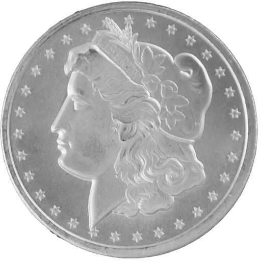 Silver 1oz Round Morgan Dollar