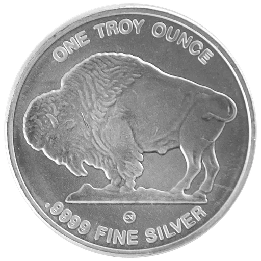 Silver 1oz Round Buffalo