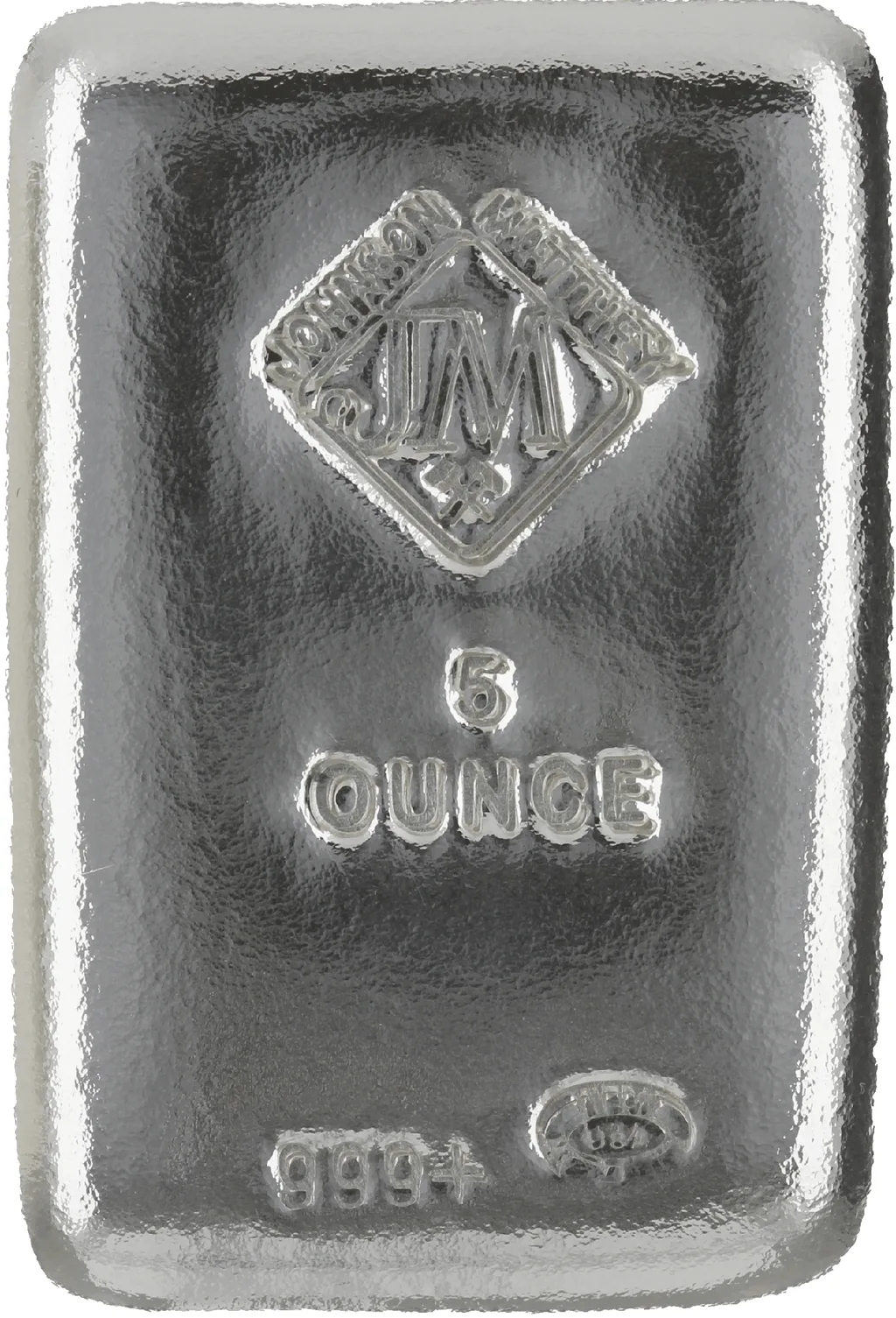 Silver 5oz Bar JM Cast