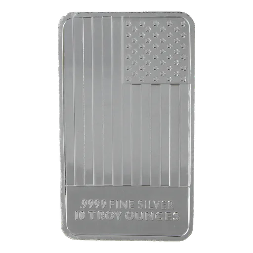 Silver 10oz Bar CNT Flag