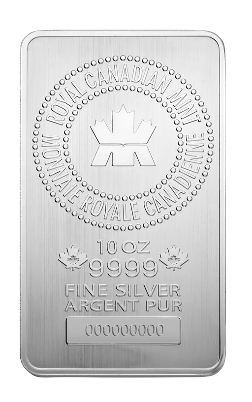Silver 10oz Bar RCM