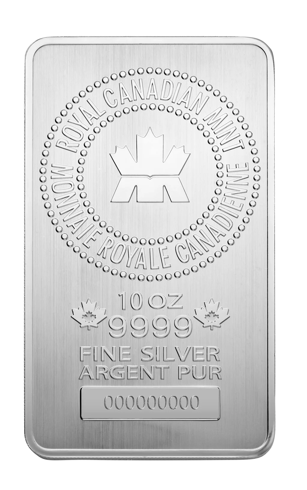 Silver 10oz Bar RCM