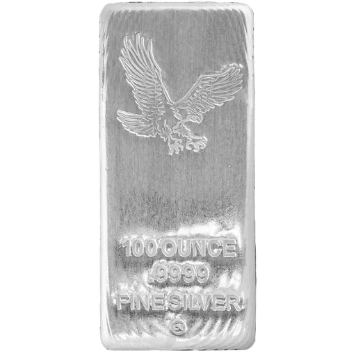 Silver 100oz Bar CNT Eagle