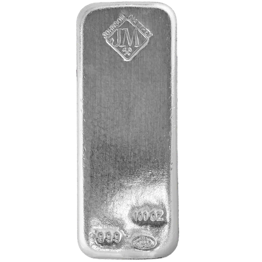 Silver 100oz Bar JM