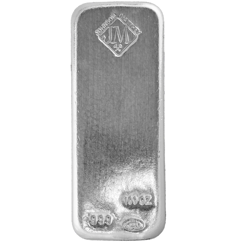 Silver 100oz Bar JM