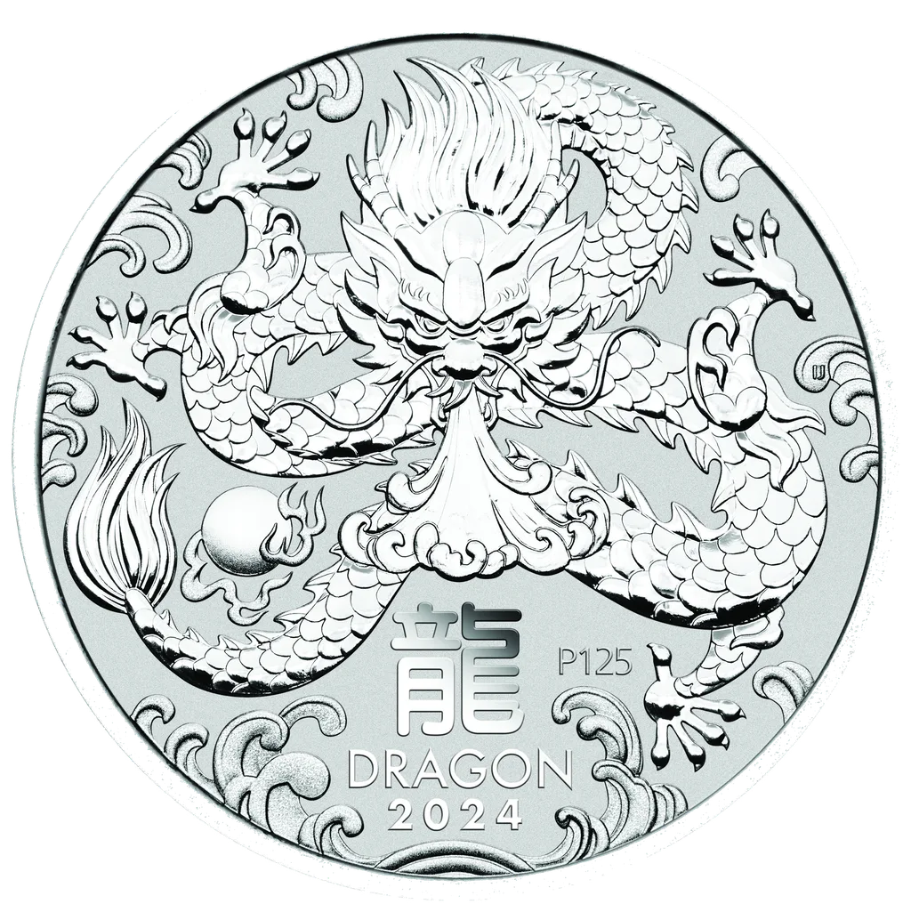 Silver 1oz Perth Lunar Dragon 2024