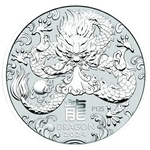 Silver 1/2oz Perth Lunar Dragon 2025