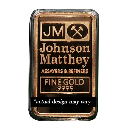 Gold 1oz Bar Vintage JM