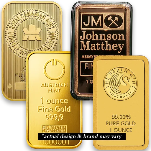 Gold 1oz Bar Various