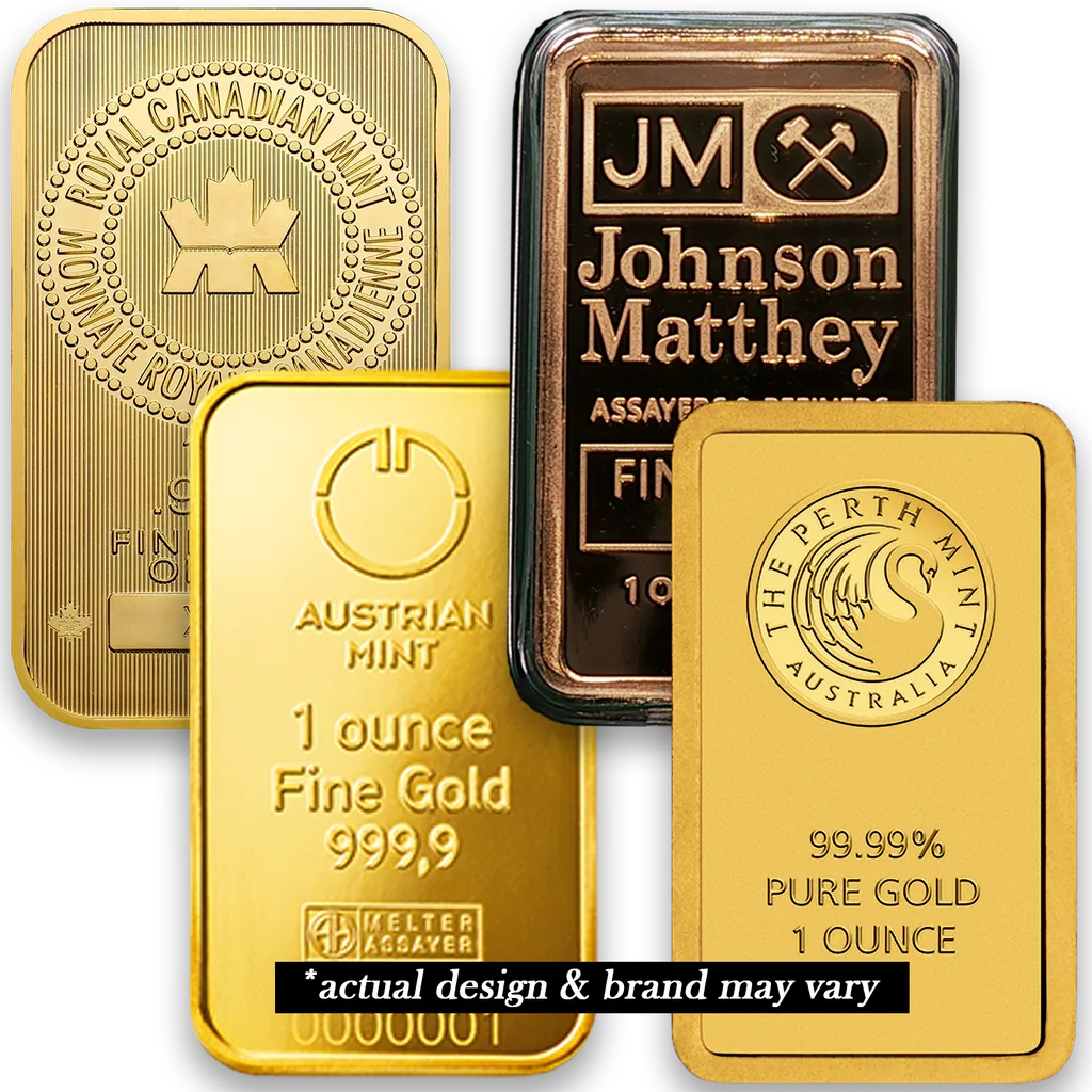Gold 1oz Bar Various