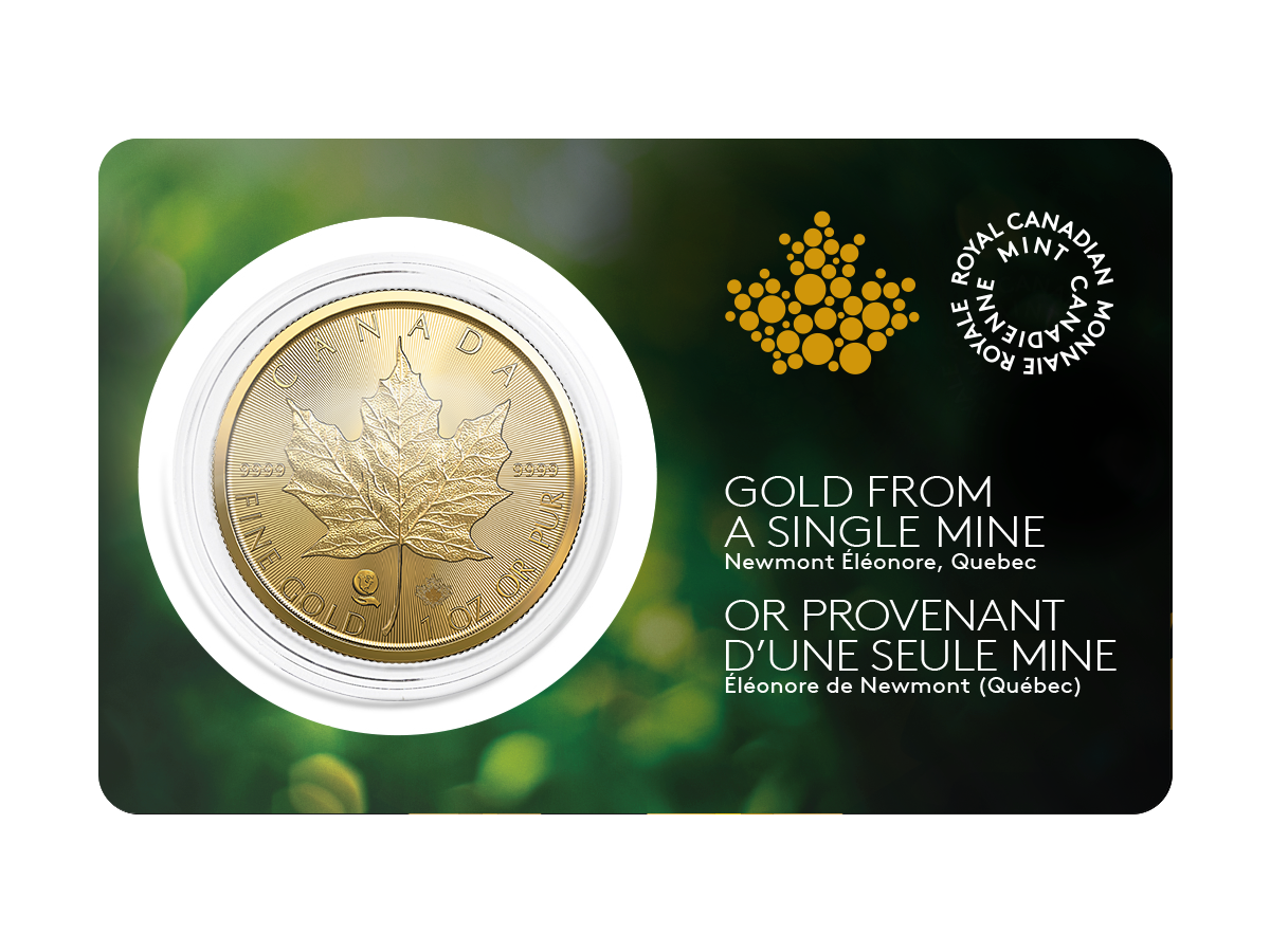 Gold 1oz Maple Leaf Single Source 2023