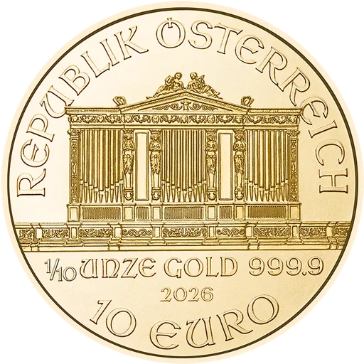 Gold 1/10oz Philharmonic 2026